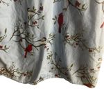 The‎ Vermont Country Store Size Small Cardinal Bird Flannel Blue Novelty Top Photo 4