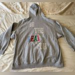 Aerie  “Be The Real You” Gray Oversized Hoodie Photo 2