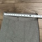 Maeve Anthropologie Seamed High Rise Flare Split Hems Gray Trouser Pants Size 4 Photo 9