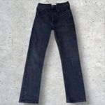 AGOLDE  Women's‎ Riley High Rise Straight Crop Jeans Faded Black Size 24 Photo 2