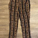 Amuse Society  Bohemian Print Elastic Waist Capri Pants Size M Photo 2