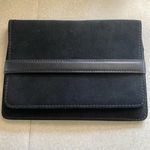 Madewell  Suede Large Albury Minimalist Preppy Quiet Luxury Coastal Clutch Photo 0