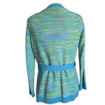 Vintage Puccini 2 piece Belted sweater set. Size 16. Blue Photo 3