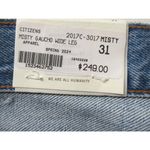 Citizens of Humanity NWT Gaucho in Misty Relaxed Wide Leg Crop Jeans 31 Photo 4