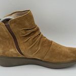 Munro Toasted Sesame Water Resistant Suede Scout Booties Ankle Boots 6M New Photo 5