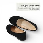 Dream Paris DREAM PAIRS Women’s Slip On Ballerina Flats Black Size 8.5 Photo 5