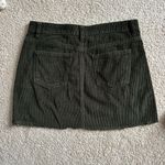 Indigo Rein Dark Green Corduroy Mini Skirt Photo 2