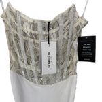 Retrofete Fae Corset Midi Dress White Bridal Size Medium NWT Photo 5