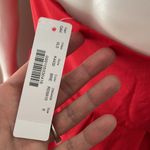 J.Crew Red Spaghetti Strap Dress (missing black Velvet Sash) NEW Photo 11