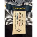 Cartonnier Anthropologie Pinstripe Wide Leg Trouser Pants Women’s 2 Black Blue Photo 4