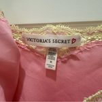 Victoria's Secret Victoria’s Secret Vintage Light Pink Pale Yellow Lace Slip Dress Medium Photo 2