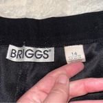 Briggs New York Briggs Black Velvety Pants Photo 2