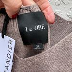 Le Ore Revolve 2 piece set: Lodi pointelle bra and Lodi pants new with tags XL Brown Photo 11