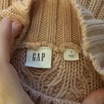 Gap Peach Mock Neck Cable Knit Sweater size L Photo 5