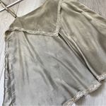 Moona Star Tank Top silk floral lace trim womens Green (one size) handmade chic Size undefined Photo 5