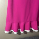 Victoria Beckham for Target hot pink Dress with White Accent trim xl Photo 1