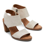 Toms Majorca Cutout Heeled Sandal in color natural Photo 0