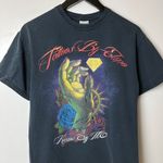 Tattoos by Elmo T Shirt Vintage Y2K Black Medium M Art Rose Thorns Graphic Tee Photo 7