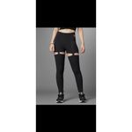 Adidas New  Two-in-One Tights Shorts Always Original Women Originals Black Rib 16 Photo 3