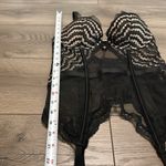Victoria's Secret Victoria’s Secret Black Push Up Garter Corset Slip Size 34B Photo 10