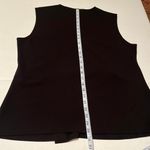 H by Halston Halston sleeveless black blouse size extra large‎ XL Photo 7