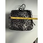 J. McLaughlin  Small Devon Purse Black & White Paisley Gold Chain Strap NWT J Photo 5