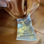 Umgee velvet button down swing hem shirt/dress Top Burnt Orange size M. Photo 12