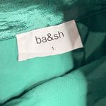 Ba&sh  Green Satin Skirt Size US 6 Photo 2