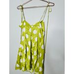 For Love & Lemons  Green White Polka Dot Adira Mini Shift Dress Size Small Photo 9