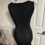 Topshop vintage y2k Slip Bodice Pencil fitted Bodycon LBD Shift Sheath Boat crew scoop midi Party Cocktail Photo 3