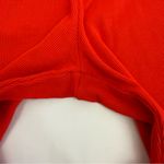 Year Of Ours Ribbed Flare Split Hem High Rise Flight Pants Red Size L Photo 8