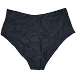 Aerie Black High Waisted Bikini Bottom Swimsuit Size L Photo 1