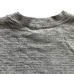 Aerie Oversized Long Sleeve Crew Neck Top Sweater Striped Size S Grey Layering Photo 8