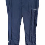 Columbia  PFG Pants Womens 12 Blue Nylon Omni Shade Cargo Pocket Fishing Outdoor Photo 0