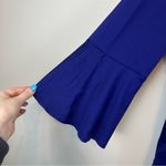 LK Bennett  | TJ Leon Blouse Bell Sleeve Long Sleeve in Violet Size Large Photo 2