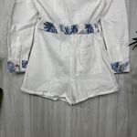 ONIA NWT  Gia Romper Cover-Up Tropical Palm Leaves Print Cotton size XS NEW Photo 6