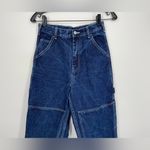 Brandy Melville , denim painters pants jeans, 100% Cotten, Size Medium Photo 3