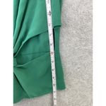 Toska  Women's Sleeveless Blouse Side cutout Solid Green Size Medium Photo 7