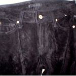 7 For All Mankind New Womens 24 Black Jeans Pants USA Sueded Skinny Soft NWT Photo 6