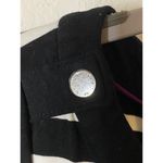 White House | Black Market WHBM Dress Womens Floral White Black Striped Cap Sleeve V-Neck Knee Length XXS Photo 3