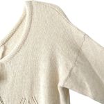 Peruvian Connection  NWTs Angelica Pullover Open Back Cream Sweater Medium Alpaca Photo 1