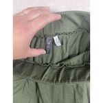 Ibex Womens Wool Skirt Sz Medium Solid Green Pockets Pull On Activewear Winter Photo 5