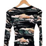 Free People  Movement Rally Rib Henley Top In Black Diamond Combo size XS Cotton Photo 6