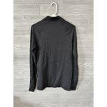 Lululemon Women’s Black Embossed Restless 1/2 Zip Long Sleeve Pullover‎ Size 8 Photo 2