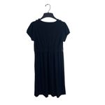 Motherhood Maternity Little Black Dress Short Sleeve V Photo 2