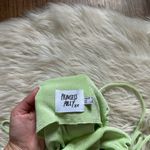 Princess Polly  Edie Ruched Draped Bodysuit In Green Photo 4