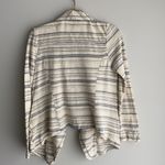 Anthropologie  Striped Lightweight Open Front Sweatshirt Jacket XS Photo 2