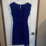 Diane Von Furstenberg Diane Von‎ Furstenberg DVF Blue Jamila Ruched Dress Women's Size 6 Photo 4