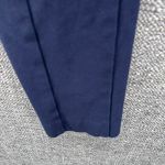 Theory Womens Pants Size 6 Blue USA Stretch Casual Zipper Leg Career Business Photo 2