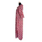 At Last  STRAWBERRY BLOCK PRINT MADE IN INDIA MAXI DRESS SIZE 10 Photo 2